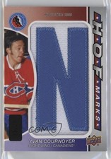 2023-24 Upper Deck SP Game Used HOF Marks /35 Yvan Cournoyer #HOFM-YC HOF 1kx2