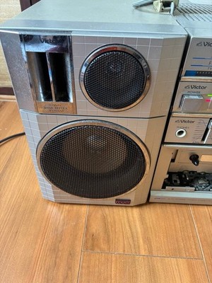 Victor Mini Component Radio Cassette Player Pc-55 Pc-D55 Vintage