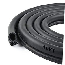 Car Door Rubber Seal Strip with Side Bulb PVC Bulb Trim with EPDM 10 Feet