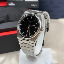 Tissot PRX/316L Quartz Black New Watch 40mm Men's Steel Watch T137.410.11.051.00