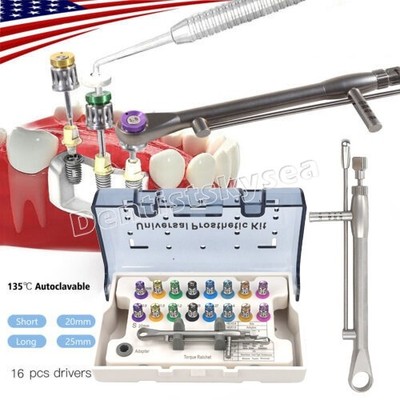Dental Implant Straumann Torque Wrench Manual Screwdrivers Latch Ratchet Adapter