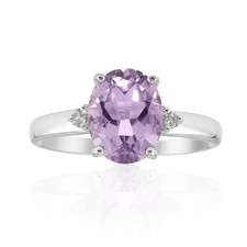 Cavill Amethyst Ring 1,35ct Oval Weißer Topas 925 Silber Damen- Echtschmuck