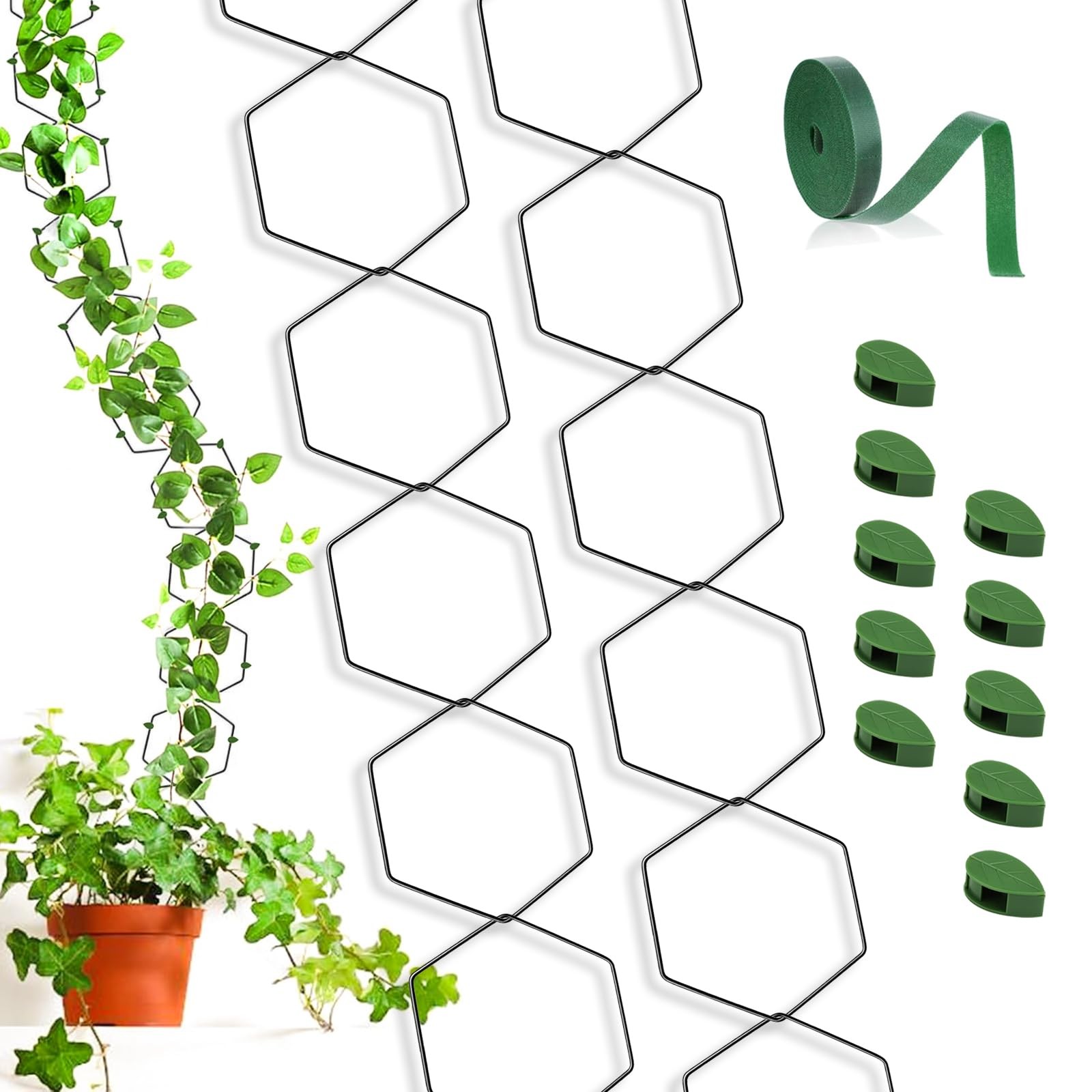 18 PCS Traliccio per piante da appartamento, Traliccio a catena per (J6b)