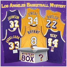 Autographed/Signed Los Angeles Basketball Jersey Mystery Box PSA JSA BAS COA