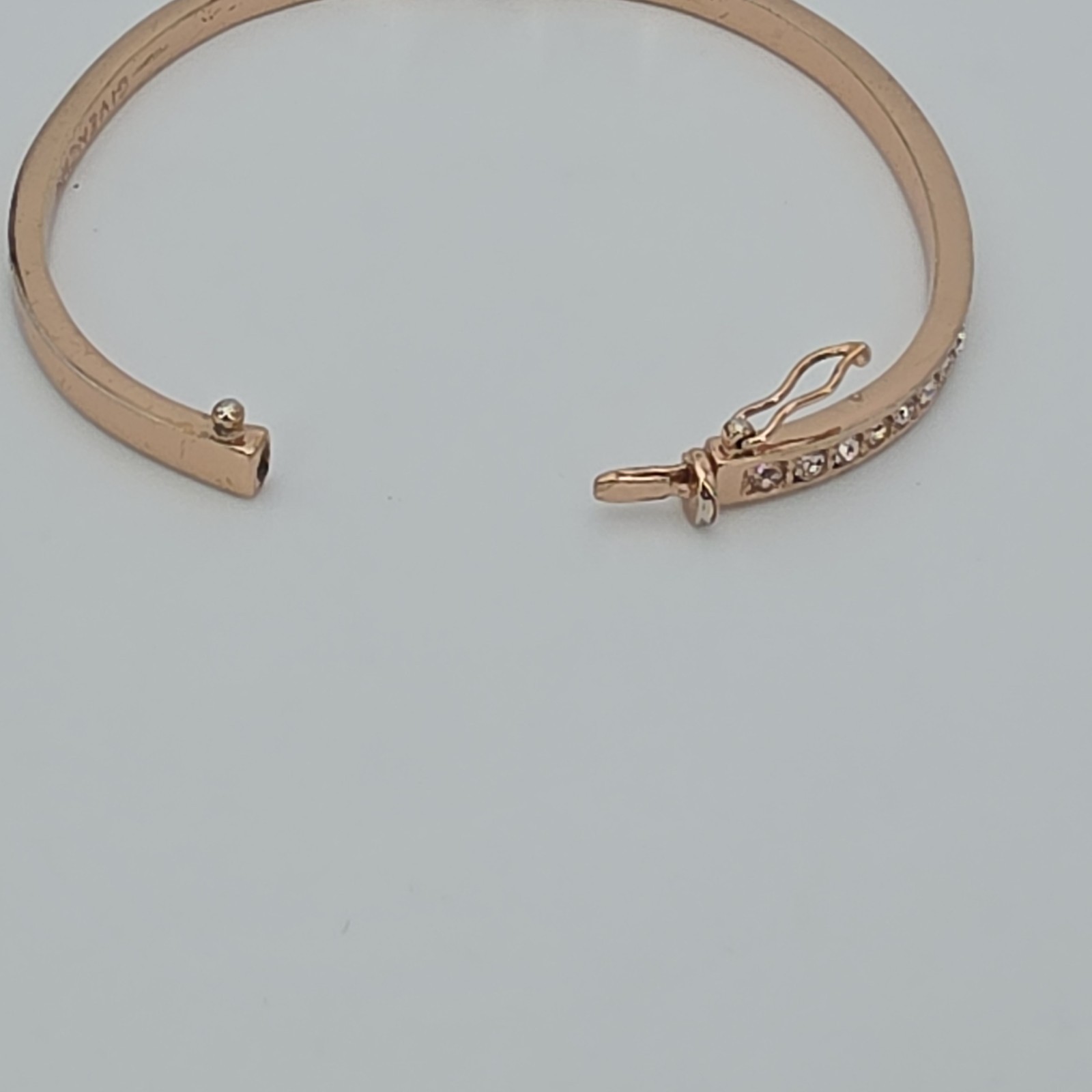 Vtg GIVENCHY  Signed Bangle Bracelet SWAROVSKI Cr… - image 6