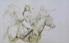 Paolo Serpieri: Nackte Reiterin, Erotisches E...