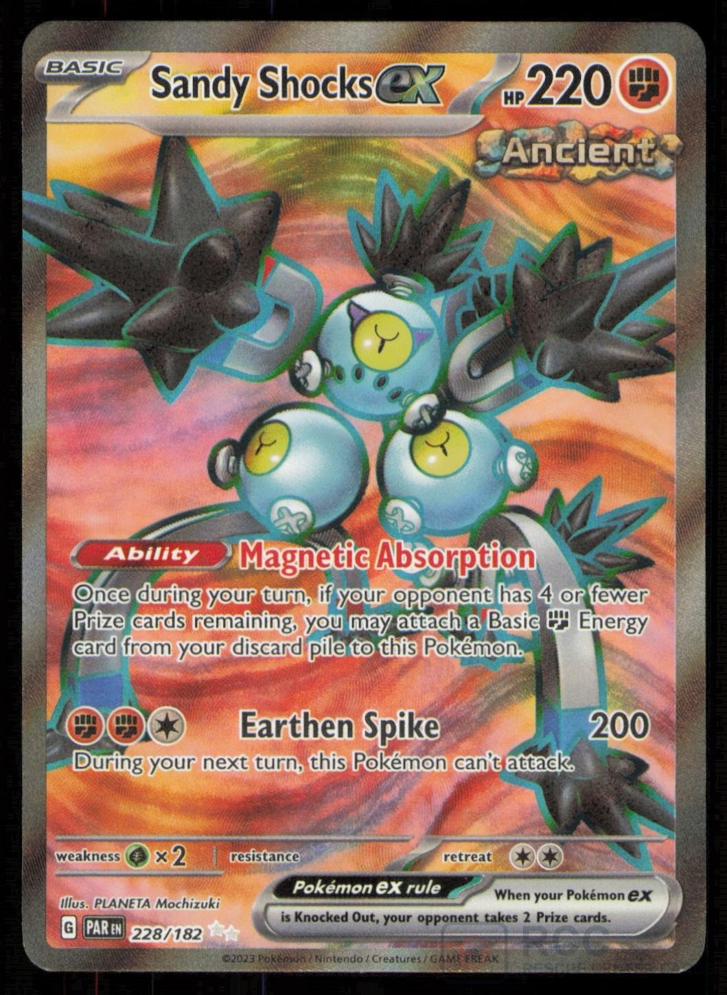 Sandy Shocks ex 228/182 Ultra Rare Paradox Rift Pokemon Holo Near Mint