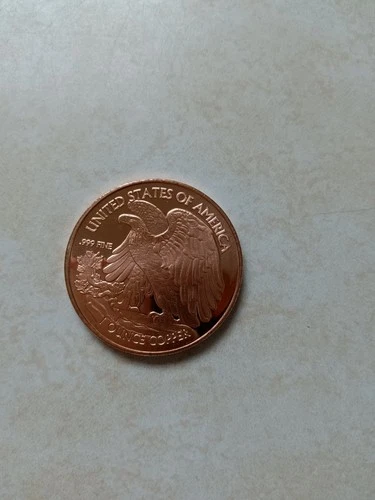 1 oz.   .999 fine Copper Round - Walking Liberty . Multiples Of 20 Rounds. NEW