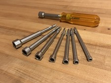 Xcelite Tools | 99-1 Series Nut Driver & 8 Bits Included 3/16” - 1/2” | USA Made