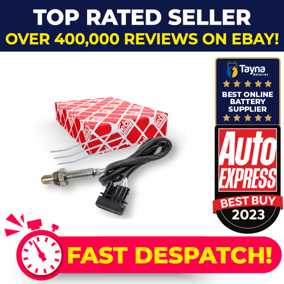 Lambda Sensor fits VW VENTO 1H2 1.4 1.6 2.0 2.8 91 to 98 Oxygen 021906265A Febi