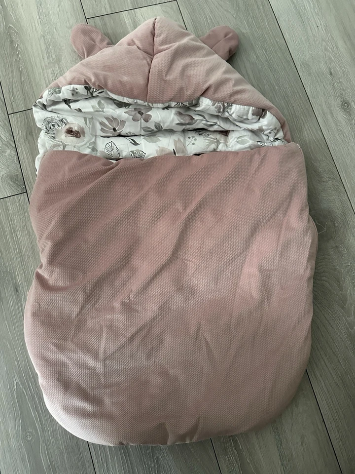 BABYFUßSACK für Babyschale Frühling Übergang warm mit Füllung - Bild 2 von 3
