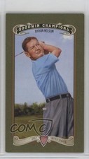 2012 Upper Deck Goodwin Champions Minis Green Lady Luck Back Byron Nelson 0ot5