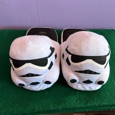 Star Wars Stormtrooper Men's Slippers Bedroom Shoes Collector Gift Size Insert