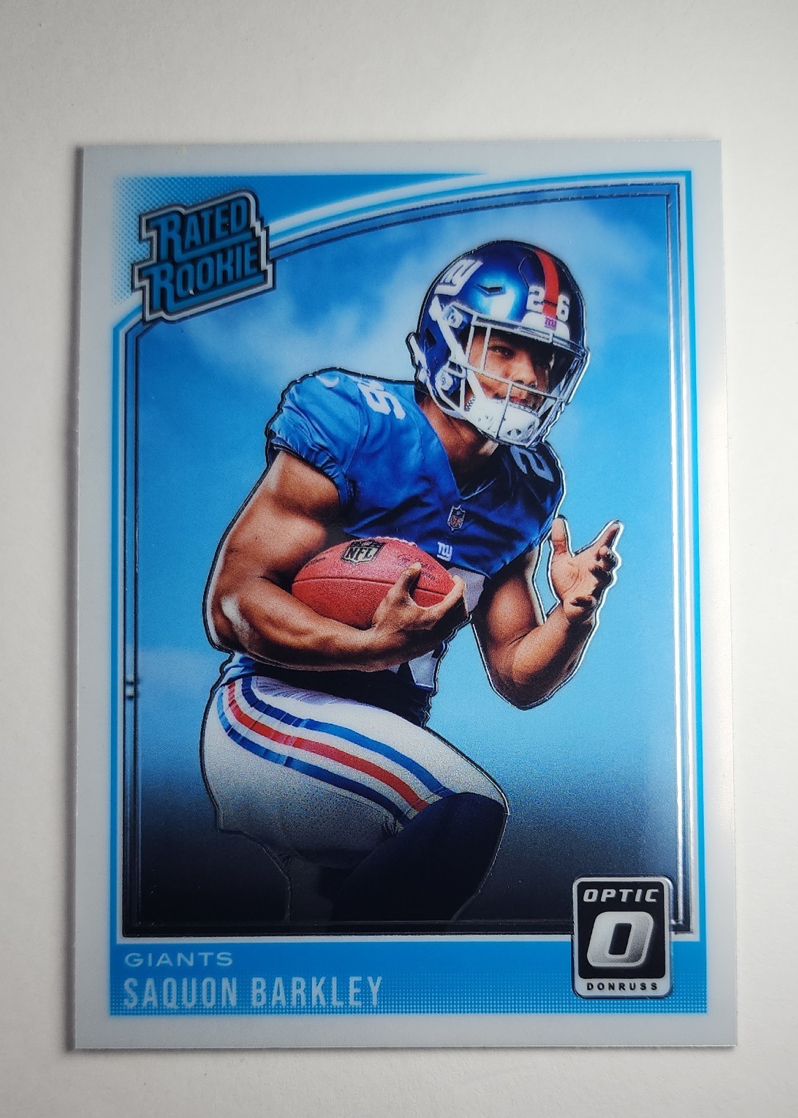 2018 Donruss Optic - Rated Rookie Saquon Barkley #156 (RC)