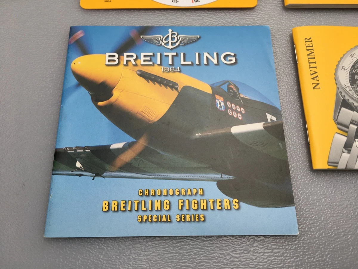 Breitling Navitimer Fighters Edición Especial Instrucciones A13330 Manual Papeles