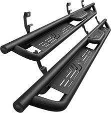 6" Running Boards Compatible with 2019-2026 Chevy Silverado 1500  Crew Cab Carb