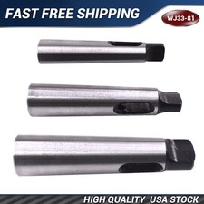 3pcs MT1 to MT2 MT2 to MT3 MT3 to MT4 Morse Taper Adapter Reducing Drill Sleeve
