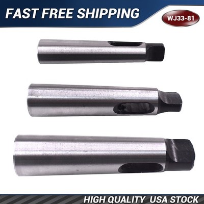 3pcs MT1 to MT2 MT2 to MT3 MT3 to MT4 Morse Taper Adapter Reducing Drill Sleeve