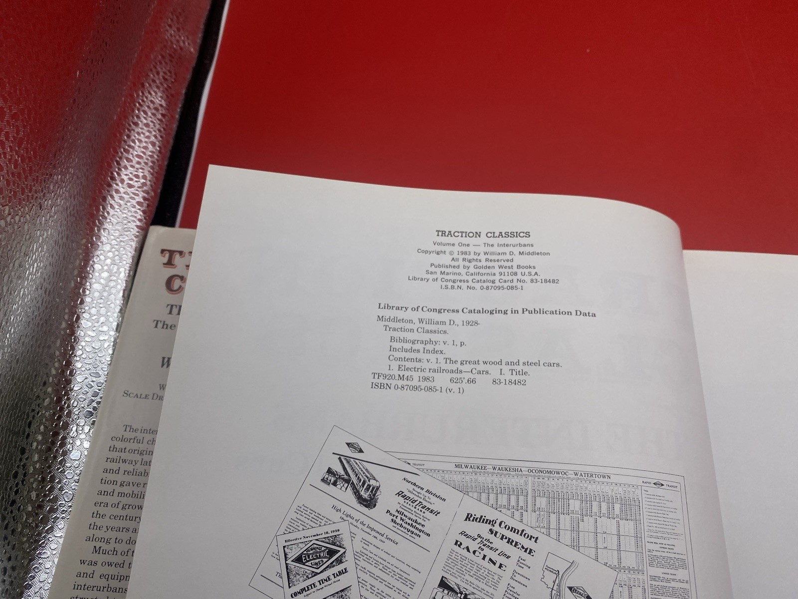 4 Book Lot: Traction Classics - Interurban Trains Golden West Books Middleton