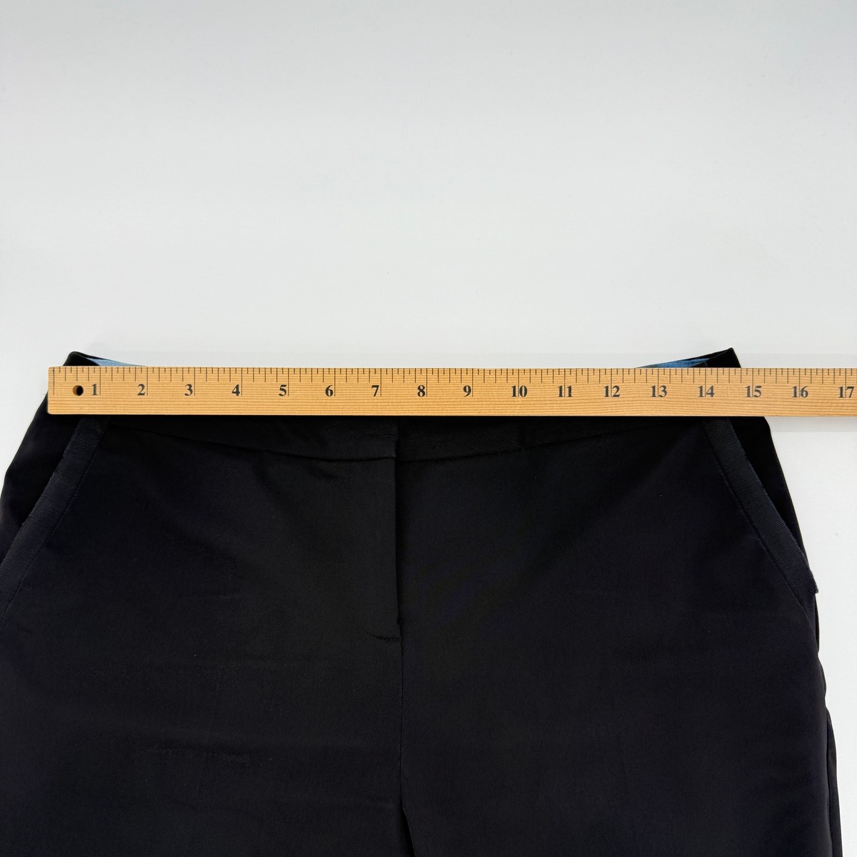 Pantalon Ted Baker Smart Black Leg Room - Taille 1, Coupe Wide Ankle - Neuf Avec étiquettes