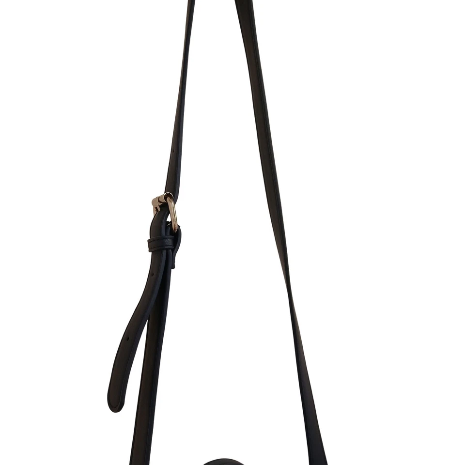 Bolsa tiracolo azul marinho prata acento média charmosa Charlie - Imagem 3 de 4