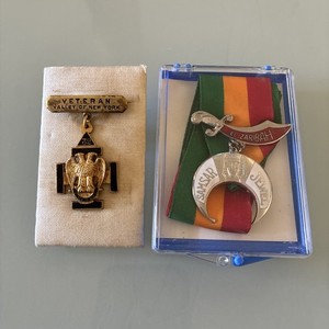 Masonic Medal Lot Of 2