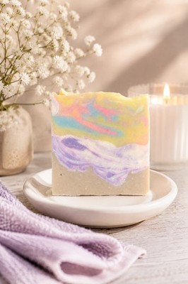 Handgemachte handgemachte Seife Bar - natürliche Luxus Spa Seife Geschenk, Opal Sky von Eden Fresh 