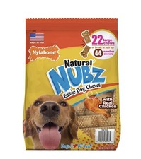 Nylabone NUBZ Dog Chews, 22 Count