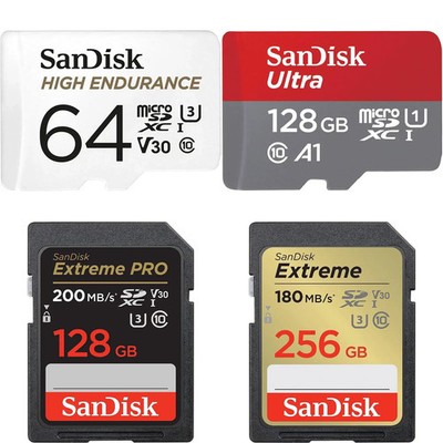SD/microSD Cards 64GB-256GB UHS-I V30 Class10 + SOLOFIS Cleaner Fr Japan