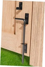 2" Heavy Duty Cane Bolt Gate Drop Rod Extra Thick Hardware Ground 12 Inch 1