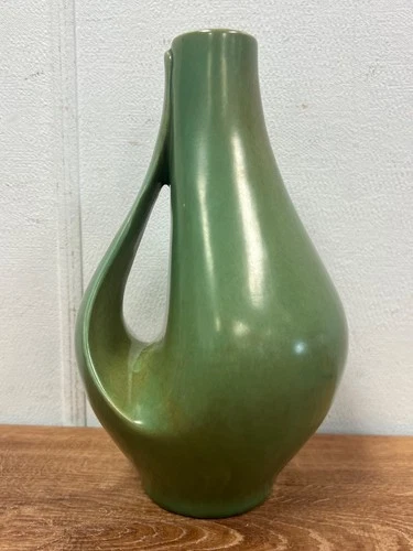 RED WING USA Green Handled Vase M-1631