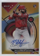 2023 Topps Finest Gold Refractor /50 Michael Stefanic #FA-MST Auto et6