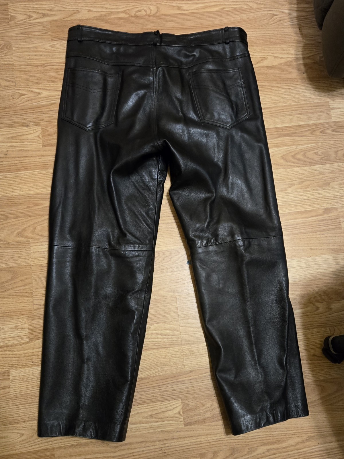 Vintage Mens USA Bikers Dream Apparel Genuine Leather Pants ;Size 42