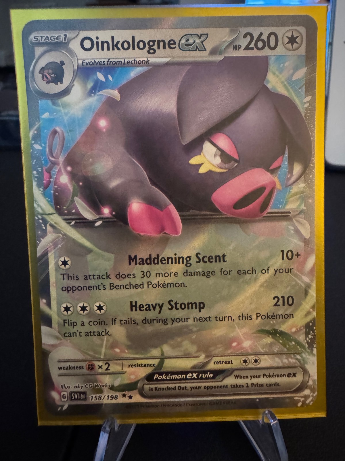 SV01: Scarlet & Violet Base Set #158/198 Oinkologne ex
