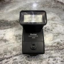 Vivitar Zoom Thyristor 3500 Flash Shoe mount from Canon camera Rare