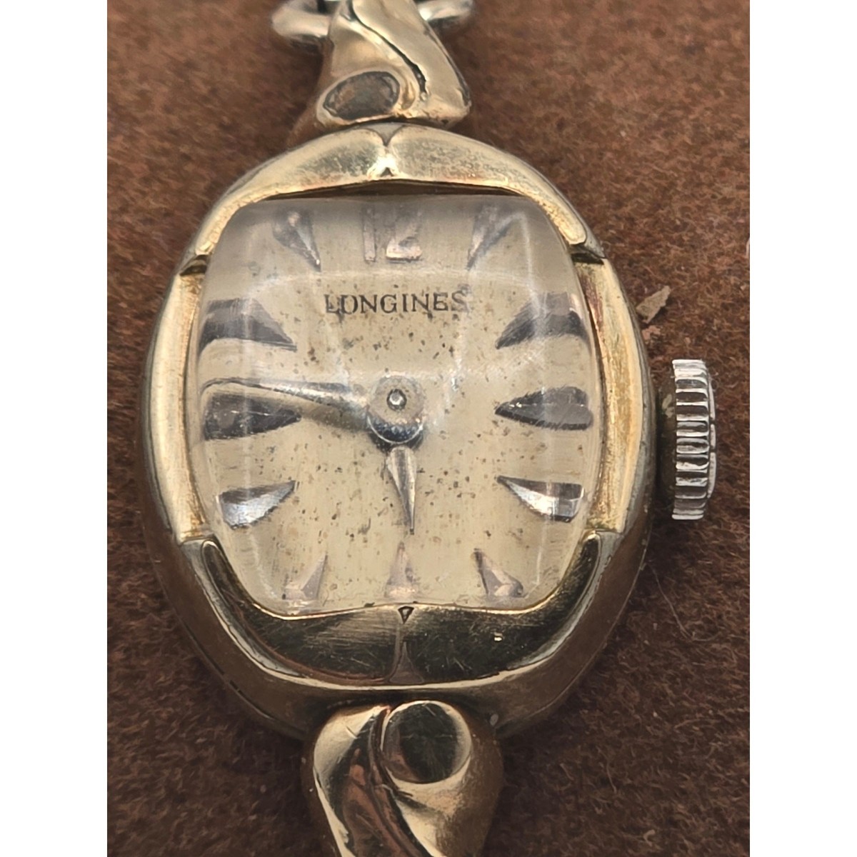 Longines 1950’s 14k Gold filled Ladies Cocktail Watch Longines Ladies Cocktail Watch- Gold Cap Vintage Longines  main image 3