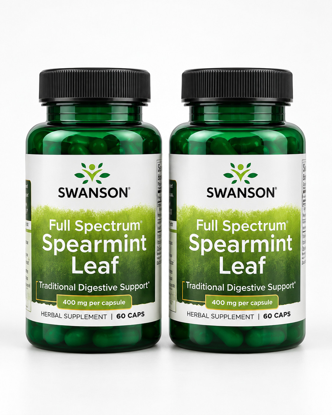 Swanson Full Spectrum Spearmint Blatt 400Mg Kapseln 60 - Bild 3