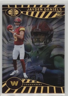 2024 Illusions Trophy Collection Mirrored /499 Jayden Daniels #93 Rookie RC 0q21