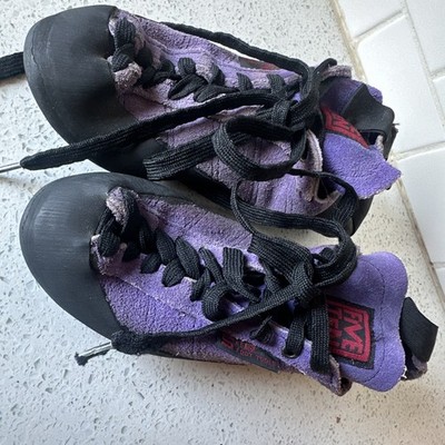5 10 Five.Ten Stealth C4 Womens Purple Suede US 6.5 Rock Climbing Shoes