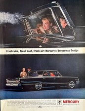 1963 Mercury Monterey Original Vintage Advertisement Breezeway Print Ad 1963 Mercury Monterey Original Vintage Advertisement Breezeway Print Ad