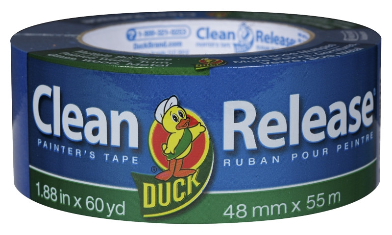 Duck Clean Release Blue Painter's Tape, 2-Inch (1.88-Inch x 60-Yard)