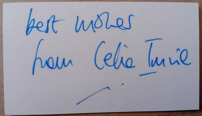 ORIGINAL AUTOGRAMM CELIA IMRIE Nanny McPhee, Kalender Girls