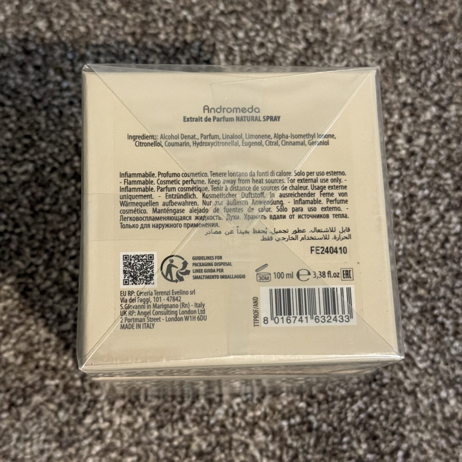 Tiziana Terenzi Andromeda 100ml -3.3 fl oz Women's Extrait de Parfum