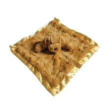 Cloud Island Lovey Puppy Dog Brown Security Blanket Beige Swirl Fuzz
