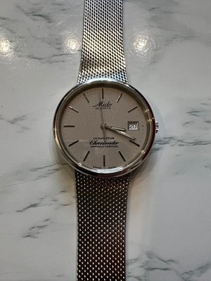Vintage Mido Ocean Star Quartz Herrenuhr Datum Ref. 8031 (Beschreibung lesen!!)