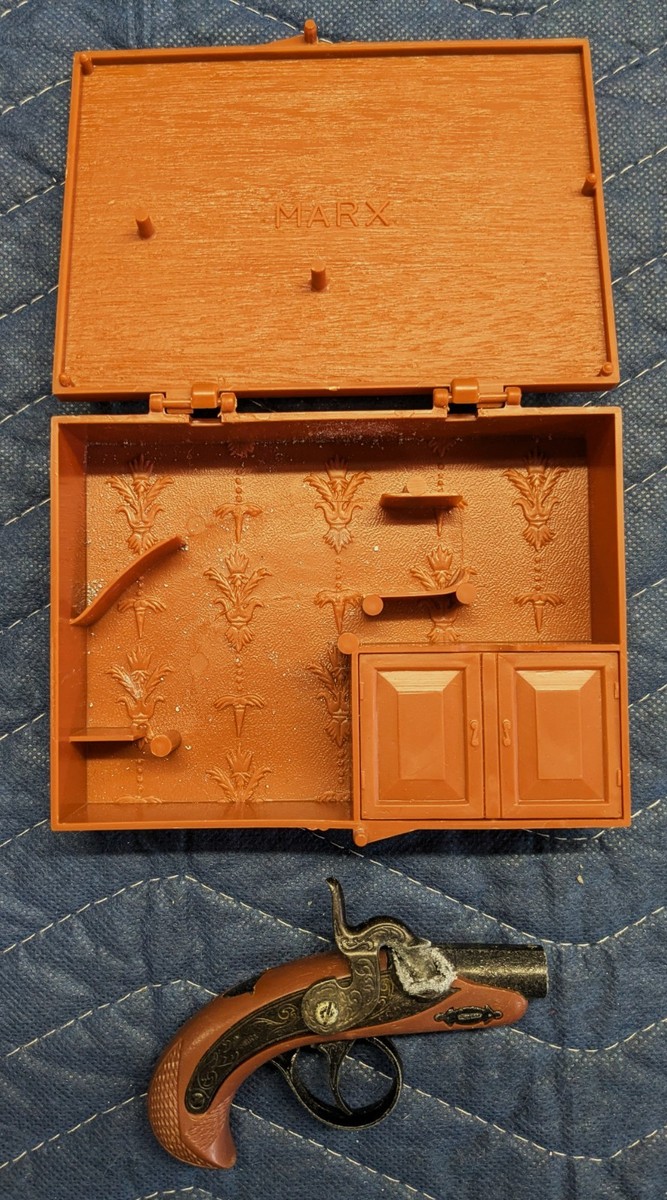 1960's Marx Toys: Cap Derringer With Box - Historic Miniature Gun