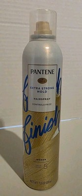 Pantene Pro-V Finish Extra Strong Hold Level 5 Alcohol Free Hairspray 7 oz Frizz