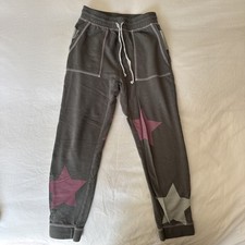 SPLENDID Kids Size 7 Gray Star Pants