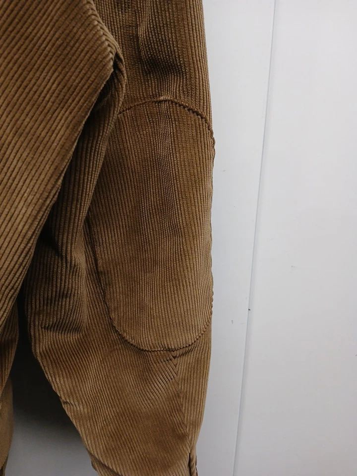 Мужской блейзер Brooks Brothers средний вельветовый коричневый с фланелевой подкладкой однобортный - Изображение 4 из 4