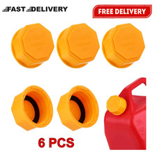 6PCS Gas Can Caps, 5 Gallon Gas Can Cap Replacement, Universal Coarse Thread Gas